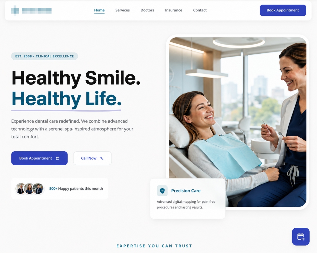 Modern Dental Clinic Website